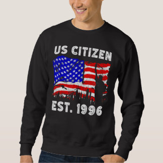 Sweatshirt Fier Citoyen Américain Est Depuis 1996 Pour New Am