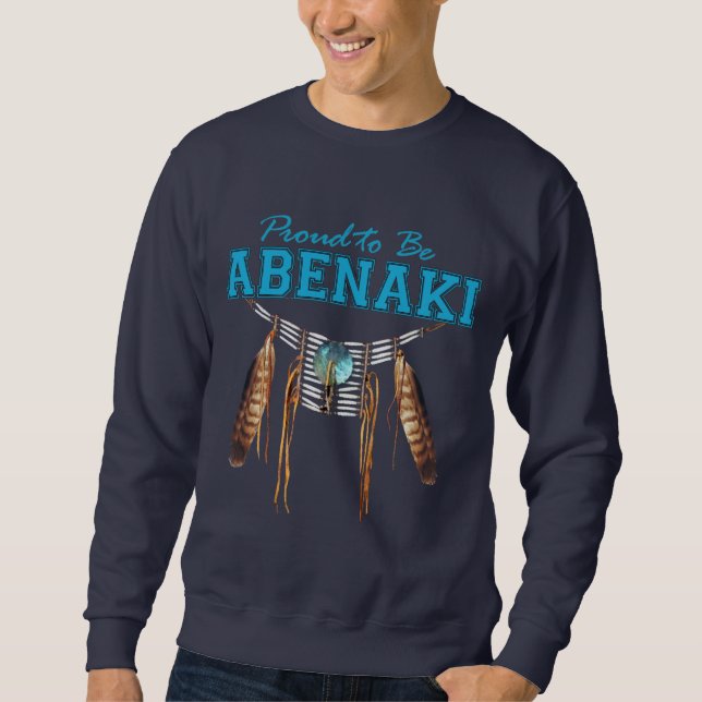 Sweatshirt Fier d'être Abenaki (Devant)