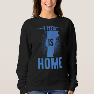 Sweatshirt Fier Etat De Fan Aux Usa Voici La Carte Du Vermont
