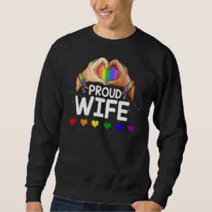 Sweatshirt Fier Femme Lgbt Drapeau Gay Lesbian Pride Parades 