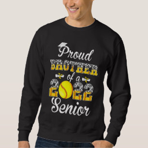 Sweatshirt Fier Frère D'Un Ga De Softball Leopard 2022