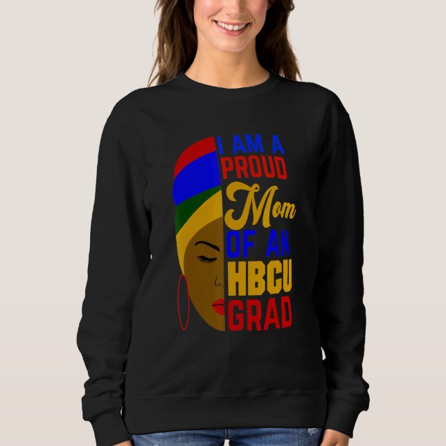 Sweatshirt Fier Maman De Hbcu Grad Afrocentric (Devant)