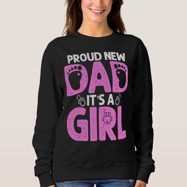 Sweatshirt Fier Nouveau Papa Pour Hommes Fête des pères C'est (Devant)