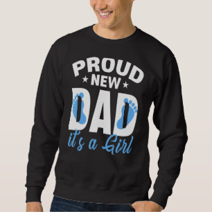 Sweatshirt Fier Nouveau Papa Vie C'Est Un Garçon Genre Révéle