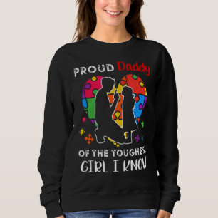 Sweatshirt Fier Papa De La Fille La Plus Touche Je Connais De