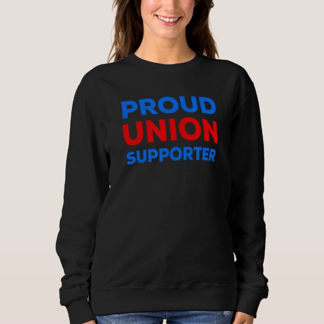 Sweatshirt Fier soutien de l'Union (Devant)