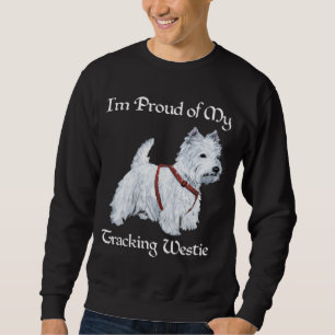Sweatshirt Fière de mon Westie de suivi