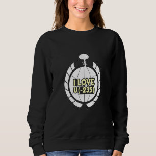 Sweatshirt Fière Énergie Renouvelable Je t'aime 235 Moteur Nu
