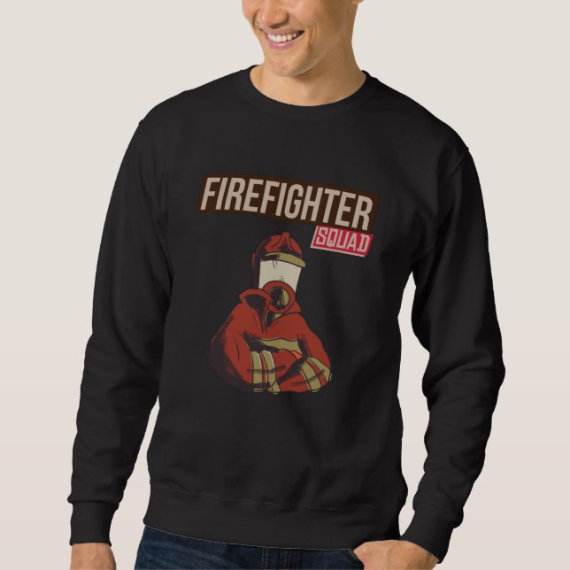 Sweatshirt Fière escouade de pompiers (Devant)