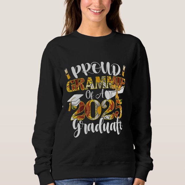 Sweatshirt Fière Grammie d'une classe de 2025 Graduate Grammi (Devant)