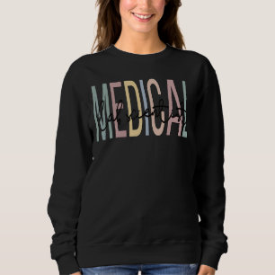 Sweatshirt Fière scientifique du laboratoire Médicale Boho sc