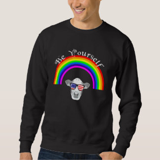 Sweatshirt Fierté alliée LGBTQ Egalité Arc-en-ciel Lesbienne 