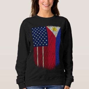 Sweatshirt Fierté Américaine Philippine Drapeau Philippines U