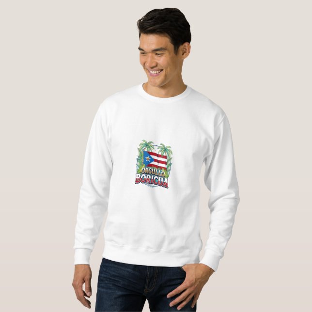 Sweatshirt Fierté Boricua  (Devant entier)