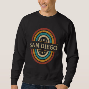 Sweatshirt Fierté de la ville de San Diego vintage Maison Cal
