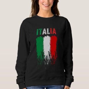 Sweatshirt Fierté Drapeau Italien Portez Vos Couleurs Loud It