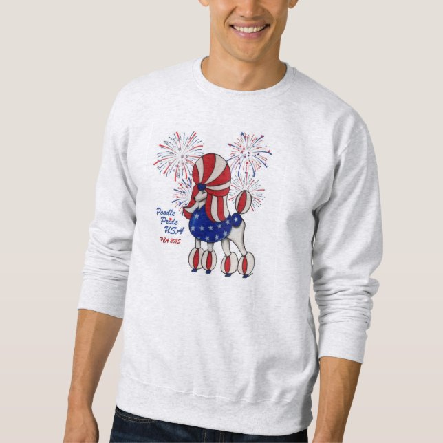Sweatshirt Fierté Etats-Unis 2015 de caniche (Devant)