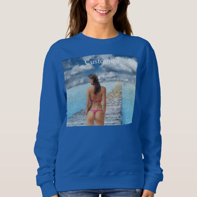 Sweatshirt Fille Bikini Thunder_Cove (Devant)