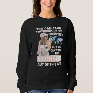 Sweatshirt Fille cool de la ville de South Bend Fière de Sout