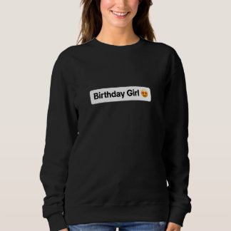 Sweatshirt Fille d'anniversaire 1