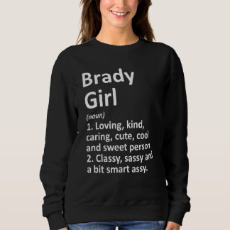 Sweatshirt Fille de Brady Tx Texas Drôle de maison de ville R