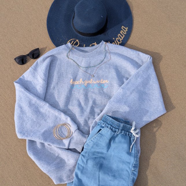 Sweatshirt Fille de la plage Hiver  (Créateur téléchargé)