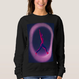 Sweatshirt Fille de yoga Femme Salutation du Soleil Méditatio