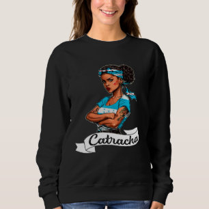 Sweatshirt Fille du drapeau du Honduras Femmes Camiseta Catra