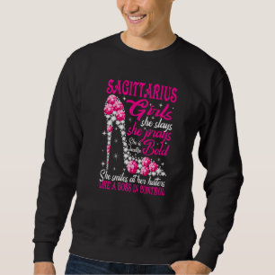 Sweatshirt Fille du Sagittaire comme une patronne au contrôle