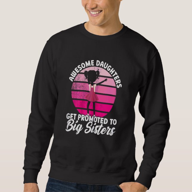 Sweatshirt Fille Étonnante À Grande Soeur Soeurs (Devant)