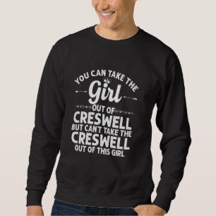Sweatshirt Fille Hors De Creswell Ou Oregon Drôle Racines Dom