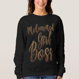 Sweatshirt Fille mélanisée Incroyable Entreprise Afro-América