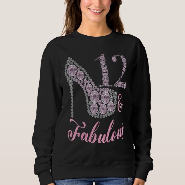 Sweatshirt Filles 12 ans & Fabully Sparkly Pompes Chaussures  (Devant)