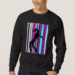 Sweatshirt Filles 21ème Danse Anniversaire Pour Filles Hiphop