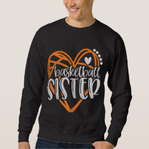 Sweatshirt Filles Basket Basket Soeur Coeur désorganisé