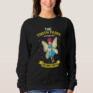 Sweatshirt Filles Dents Fée Fetée Mes Deuxième Dents Dentaire