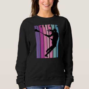 Sweatshirt Filles Lacrosse Joueur Entraîneur Équipe Entraîneu