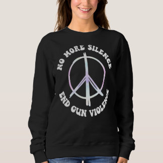 Sweatshirt Fini le silence fin armes violence porter orange