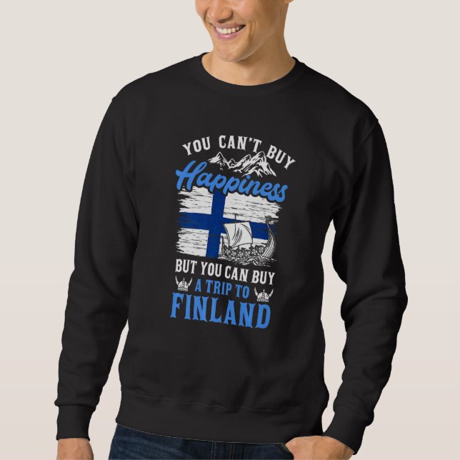Sweatshirt Finlande Scandinavie Finn Finlande Susi Suomi Lapp (Devant)