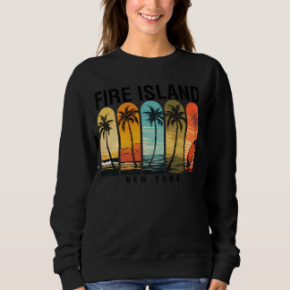 Sweatshirt Fire Island New York Homme Beach Rider Femmes