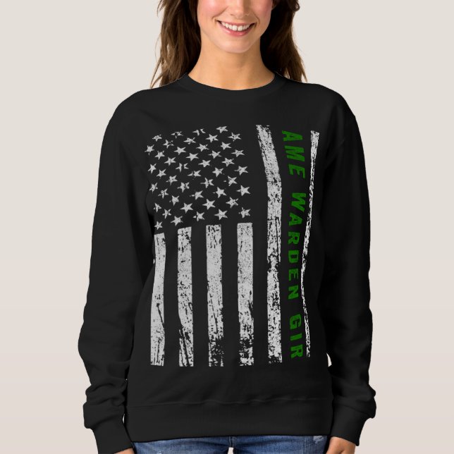Sweatshirt Fish And Game Warden Girl (Devant)