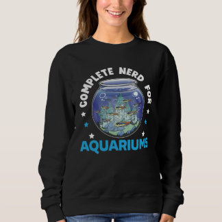 Sweatshirt Fish Keeper Aquarium Junkie Aquarist Saltwater Tan