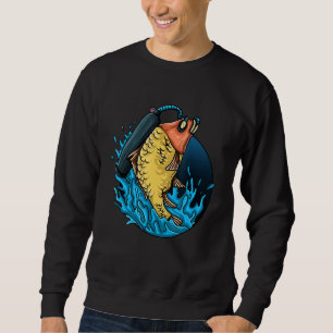 Sweatshirt Fish Kids Plongée Pêcheur Goldfish Lake