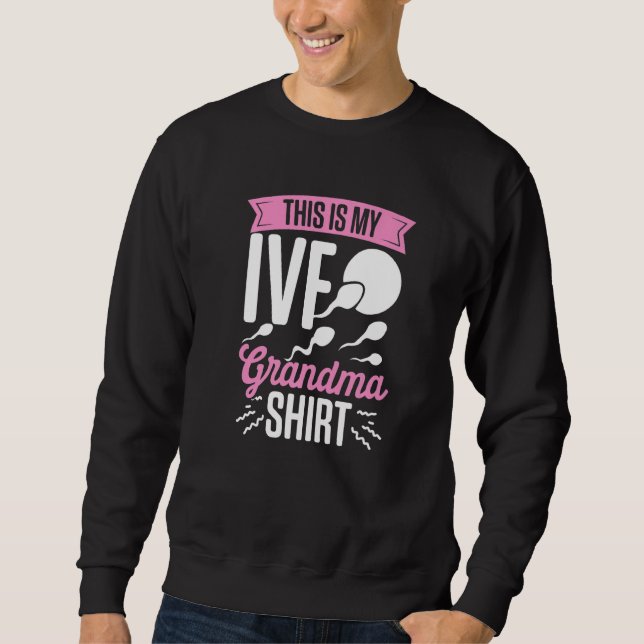 Sweatshirt FIV Survivor Guerrier Grandma Fun Transfert Jour d (Devant)