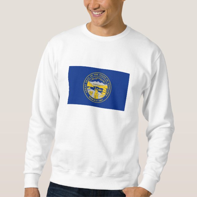 Sweatshirt Flag du Nebraska (Devant)