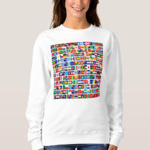 Sweatshirt Flags de la nation World All Countries