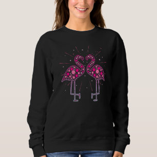 Sweatshirt Flamant à motif de points Septembre International