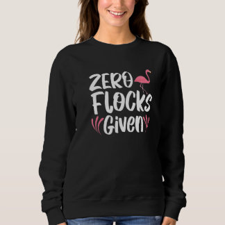 Sweatshirt Flamant Rose Chuchoteur D'oiseaux Sans Prise De Tê
