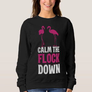 Sweatshirt Flamant rose Drôle T-Shirt Cadeau Pour Fille