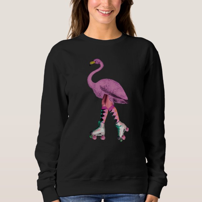 Sweatshirt Flamant rose Fun (Devant)